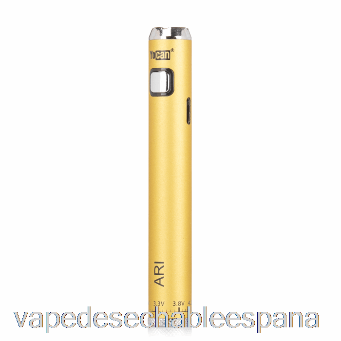 Vape Desechable España Yocan Ari 650mah Bateria Oro